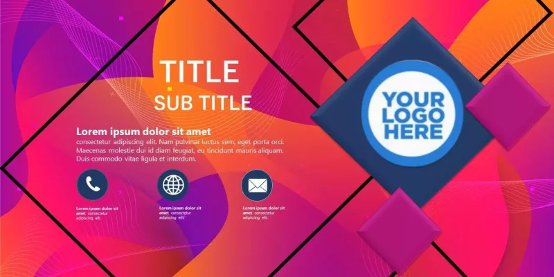 Smukt design Google Slides skabelon for download
