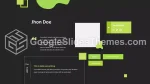 Abstrakt Kreativ Modern Dunkel Google Präsentationen-Design Slide 04