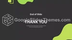 Abstrakt Kreativ Modern Dunkel Google Präsentationen-Design Slide 14