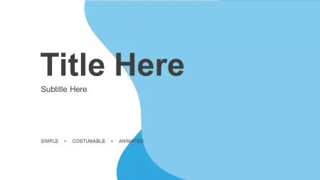 Sociale Media Creatief Google Presentaties-sjabloon om te downloaden