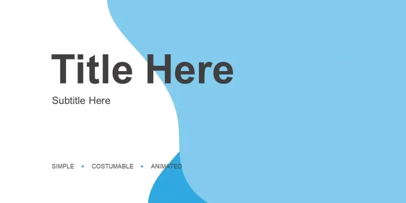 Sociala medier kreativa Google Presentationsmall för nedladdning