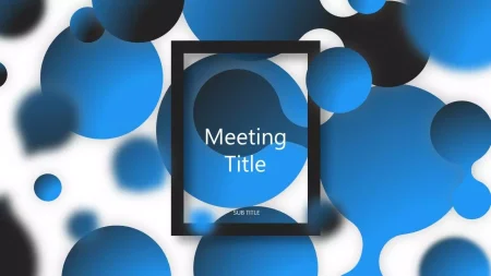 Riunione grafica animata modello di Presentazioni Google da scaricare