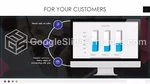 Forretning Mørk Infografikk Google Presentasjoner Tema Slide 02