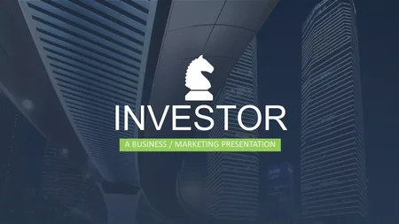 Investor Portfolio Google Slides template for download