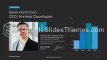Affär Professionell Företagsmörkt Google Presentationer-Tema Slide 12