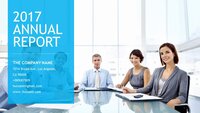 Report Finance Google Slides template for download