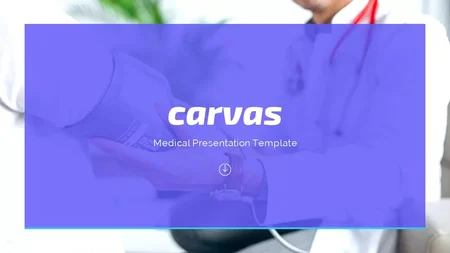 Canvas Medisch Google Presentaties-sjabloon om te downloaden