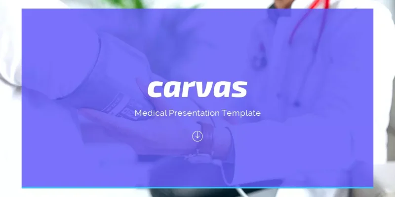 Tela Médica Modelo do Apresentações Google para download