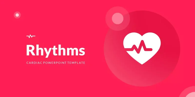 Rythme cardiaque Modèle Google Slides à télécharger