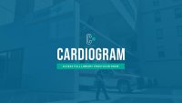 Cardiogram Google Presentaties-sjabloon om te downloaden