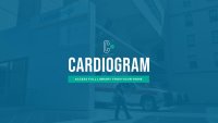 Cardiograma Plantilla de Presentaciones de Google para descargar
