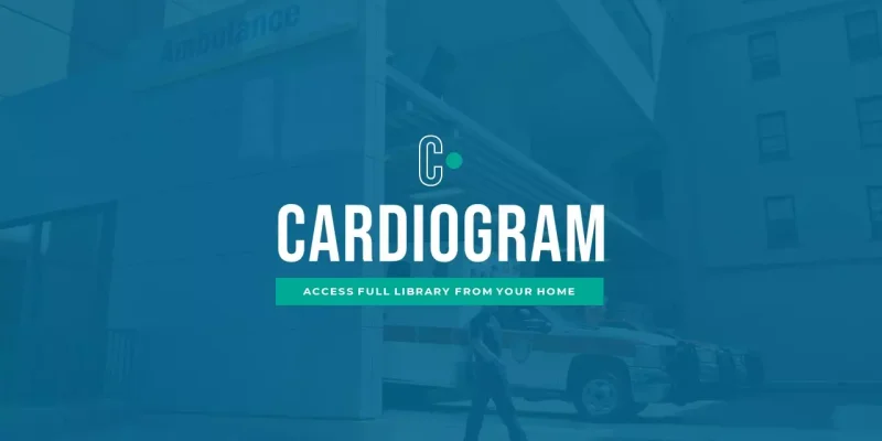 Cardiogram Google Slides template for download