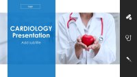 Kardiologische Abteilung Google Präsentationen-Vorlage zum Herunterladen