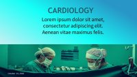 Investigación cardiovascular Plantilla de Presentaciones de Google para descargar