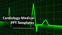 Electrocardiogram ECG Google Slides template for download