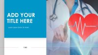 Hjärtläkare Google Presentationsmall för nedladdning
