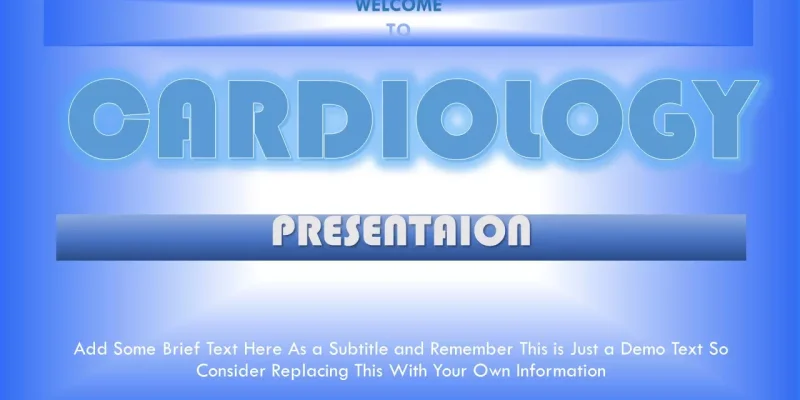 Herzkrankenhaus Google Präsentationen-Vorlage zum Herunterladen