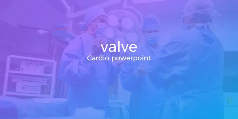 Válvula cardíaca Plantilla de Presentaciones de Google para descargar