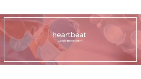 Heartbeat Google Slides template for download