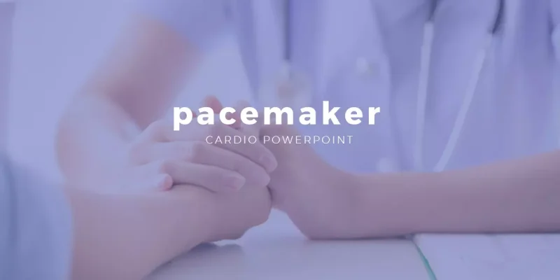 Pacemaker hjerte Google Slides skabelon for download
