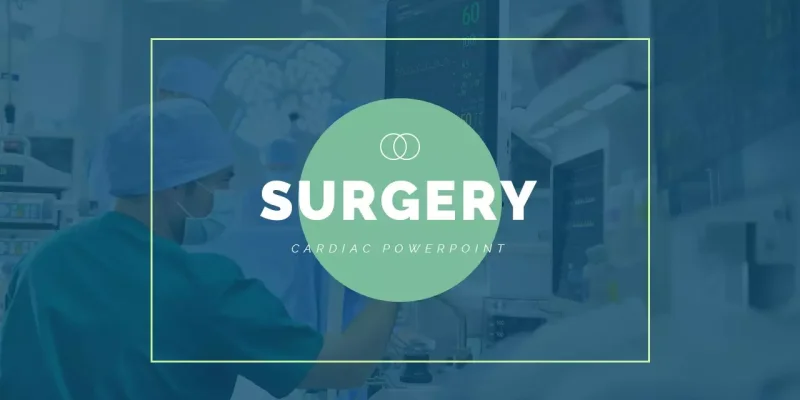 Chirurgie Hart Google Presentaties-sjabloon om te downloaden