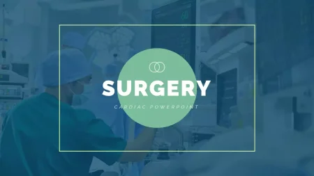 Kirurgi Hjärt Google Presentationsmall för nedladdning