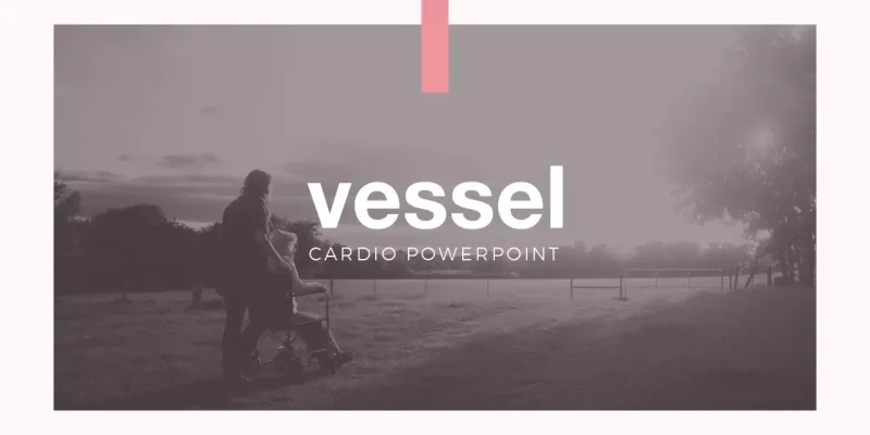 Vessel Cardio Google Slides template for download