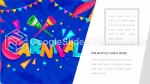 Karneval Karnevalsfirande Google Presentationer-Tema Slide 20