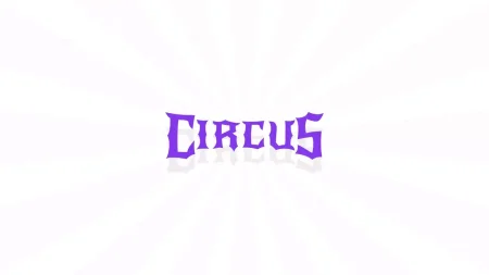 Cirkus Google Slides skabelon for download