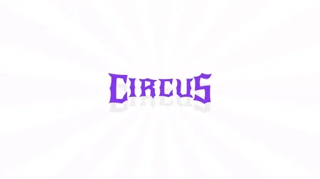 Cirkus Google Slides skabelon for download