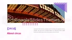 Karneval Cirkus Google Presentationer-Tema Slide 04