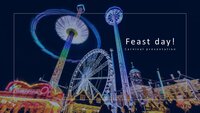 Feast Day Carnival Google Slides template for download