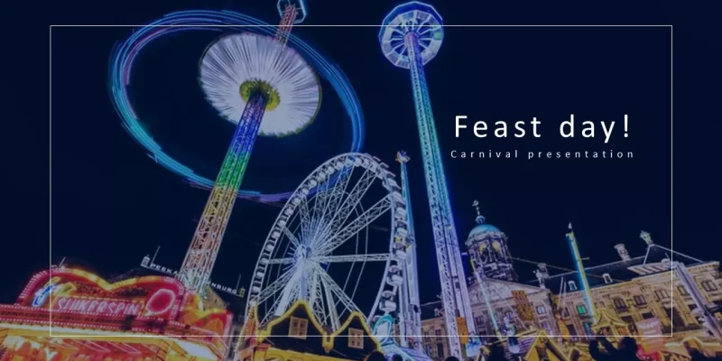 Feast Day Carnival Google Slides template for download
