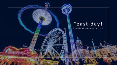 Festtag Karneval Google Präsentationen-Vorlage zum Herunterladen