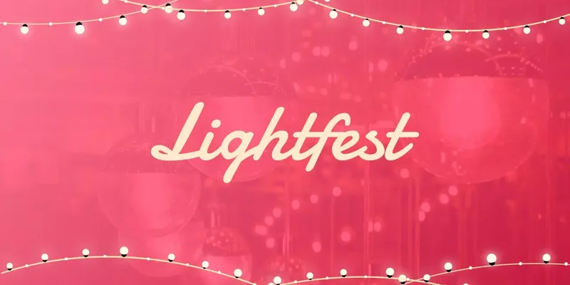 Lights Fest Carnival presentation theme Lights Fest Carnival Google Slides template for download