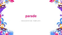 Parade Google Slides skabelon for download