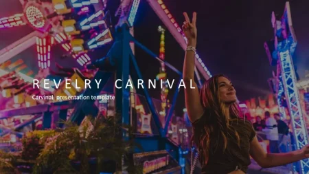 Carnaval des fêtes Modèle Google Slides à télécharger