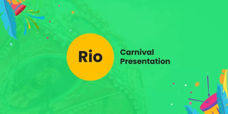 Karnawał w Rio Szablon Google Prezentacje do pobrania