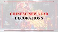 kinesisk nyttårs dekorasjoner Google Presentasjoner tema til nedlastning