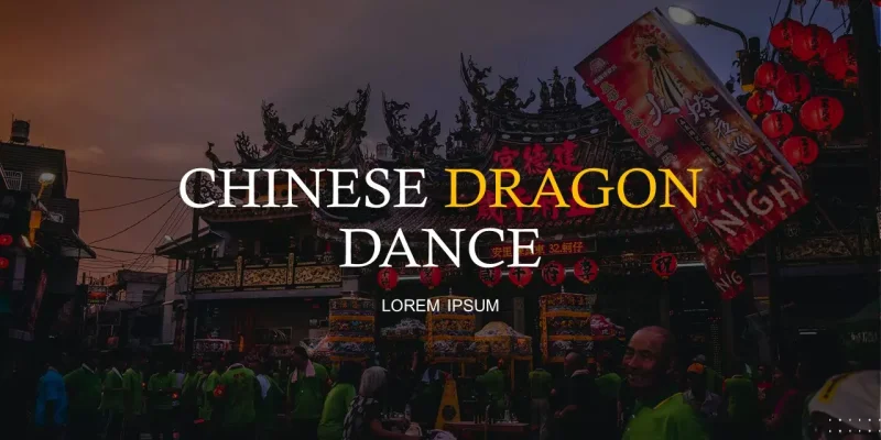 Dragon Dance Google Slides template for download