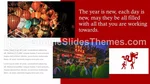 Año Nuevo Chino Danza Del Dragón Tema De Presentaciones De Google Slide 05