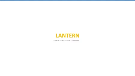 Lampion Lantern Google Slides template for download