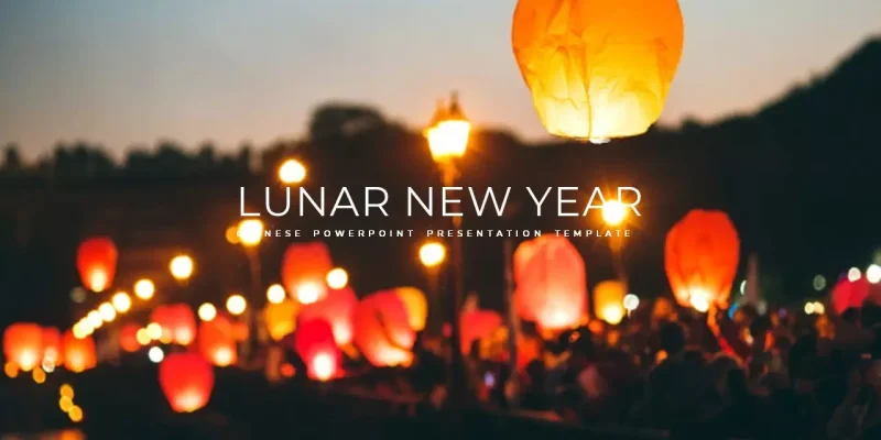 Lunar New Year Google Slides template for download