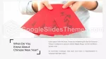 Çin Yeni Yılı Orkide Çiçeği Google Slaytlar Temaları Slide 03