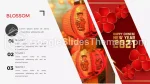 Kinesisk Nytår Orkidéblomst Google Slides Temaer Slide 06