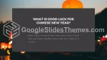 Kinesisk Nyttår Orkidéblomst Google Presentasjoner Tema Slide 15