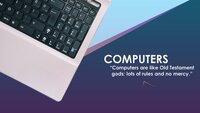 Softwareteknologi Google Slides skabelon for download
