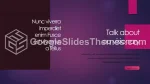 Yaratıcı Çekici Pembe Google Slaytlar Temaları Slide 08