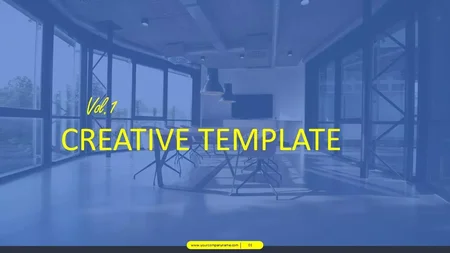 Marketing Google Slides template for download