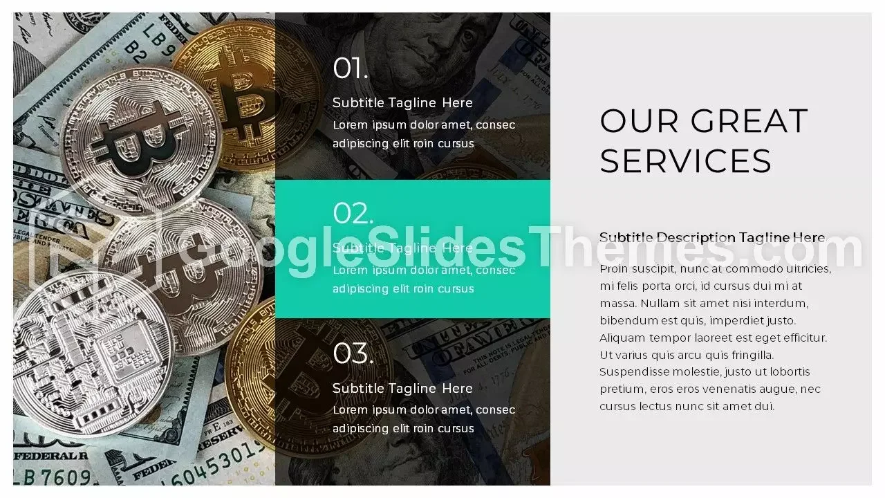 Blockchain Money Trade Presentation Template | Google Slides Themes